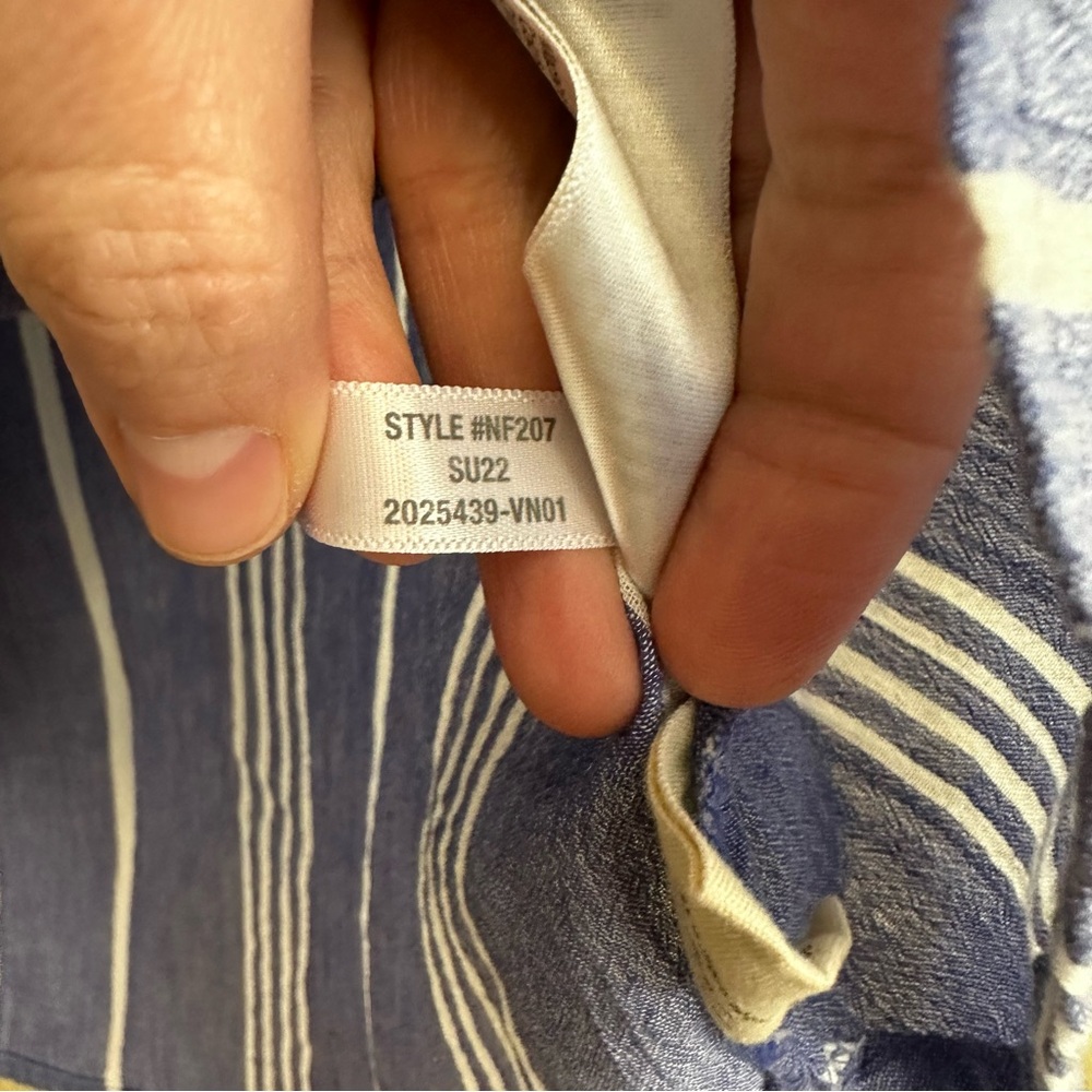 Madewell Central Shirt in Highley Stripe in Bluestone - Picture 7 of 10
